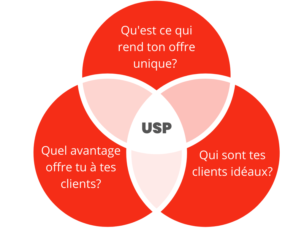 le USP&nbsp;: l'argument de vente unique
